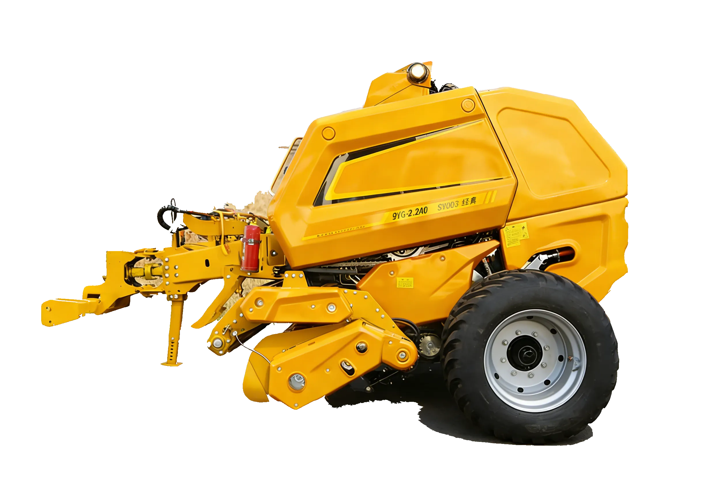 打捆机侧面图 1