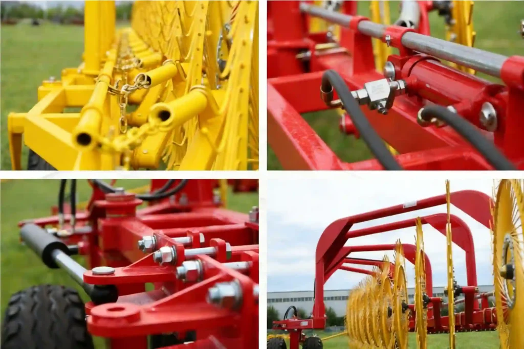 Heavy Duty 9LZY-9.0 Finger-Type Hay Rake for Efficient Farm & Tractor Use 9LZY 9.0 Finger type Hay Rake