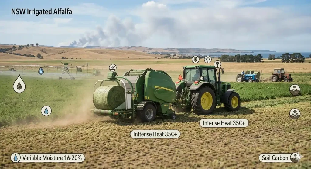 High Temperatures, Dust, and Intensive Baling